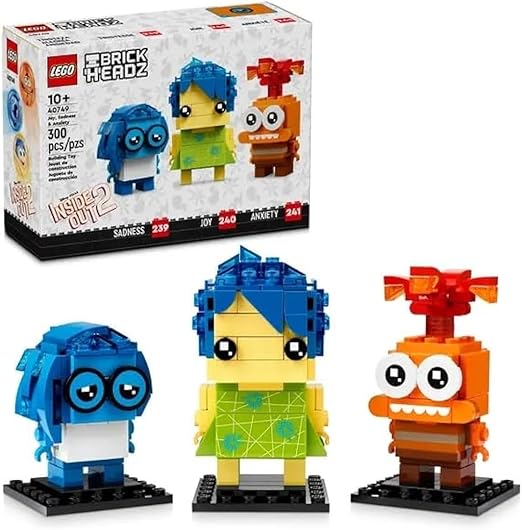 Lego BrickHeadz Joy, Sadness & Anxiety Building Set 40749