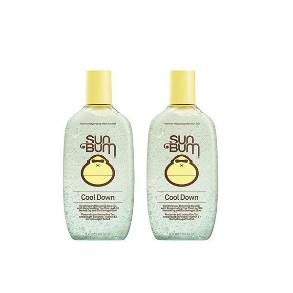 Sun Bum Cool Down Hydrating After Sun, 8 oz - After Sun Gel 2 Pack