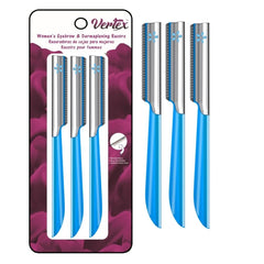 Vertex Women Facial Razor For Dermaplaning Tool Women's Eyebrow Razor Japanese Blades For At Home Womens Peach Fuzz Hair Removal Vertex Beauty Face Hair Remover Exfoliating Razors Travel