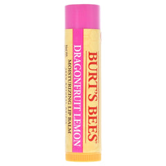 Burt's Bees Dragonfruit Lemon Moisturizing Lip Balm for Unisex 0.15 oz Lip Balm, Yellow