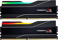G.SKILL Trident Z5 Neo RGB Series DDR5 RAM (AMD Expo) 32GB (2x16GB) 6000MT/s CL30-38-38-96 1.35V Desktop Computer Memory U-DIMM - Matte Black (F5-6000J3038F16GX2-TZ5NR)