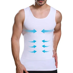 Lgtfy Mens Compression Shirt Slimming Shapewear Tank Top Workout Vest
