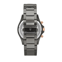 Maserati Men's Sfida Collection Stainless Steel Grey PVD Watch with Stainless Steel Bracelet - R8873640001, gray, Bracelet
