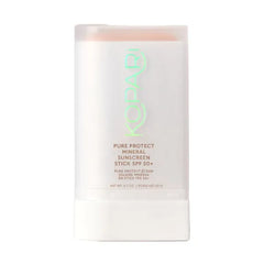 Kopari PURE PROTECT 100% Mineral Sunscreen Stick SPF 50+ Clear Zinc Oxide Face and Body Sunscreen with Hydrating Argan Oil, Shea Butter, Sheer Finish, Ultra-Portable, for Easy Reapplication