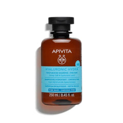 Apivita Hyaluronic Hydra Shampoo for Fine Hair, Sulfate-Free