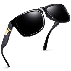 Joopin Sunglasses for Men Women, Fashion Polarized Sun Glasses Retro Square Shades UV Protection Driving