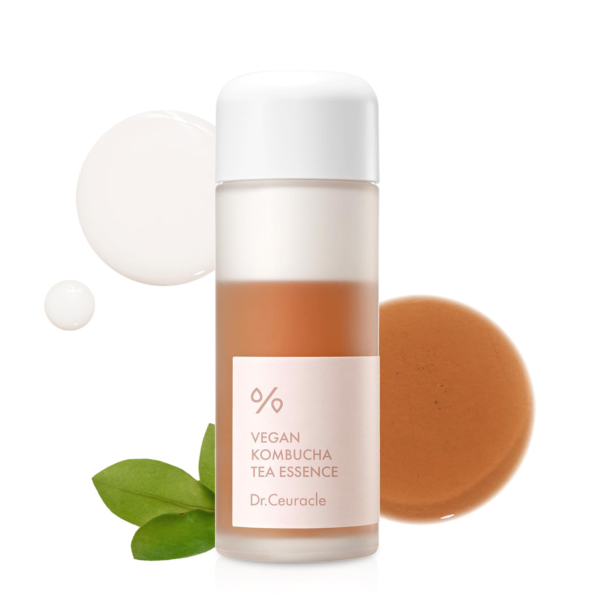 Dr. Ceuracle Vegan Kombucha Cream Essence, Cruelty Free The Most Effective All-In-One Serum Korean Skin Care Contains Kombucha, Tea Extract 78%, Camellia, Sunflower Seed Oil