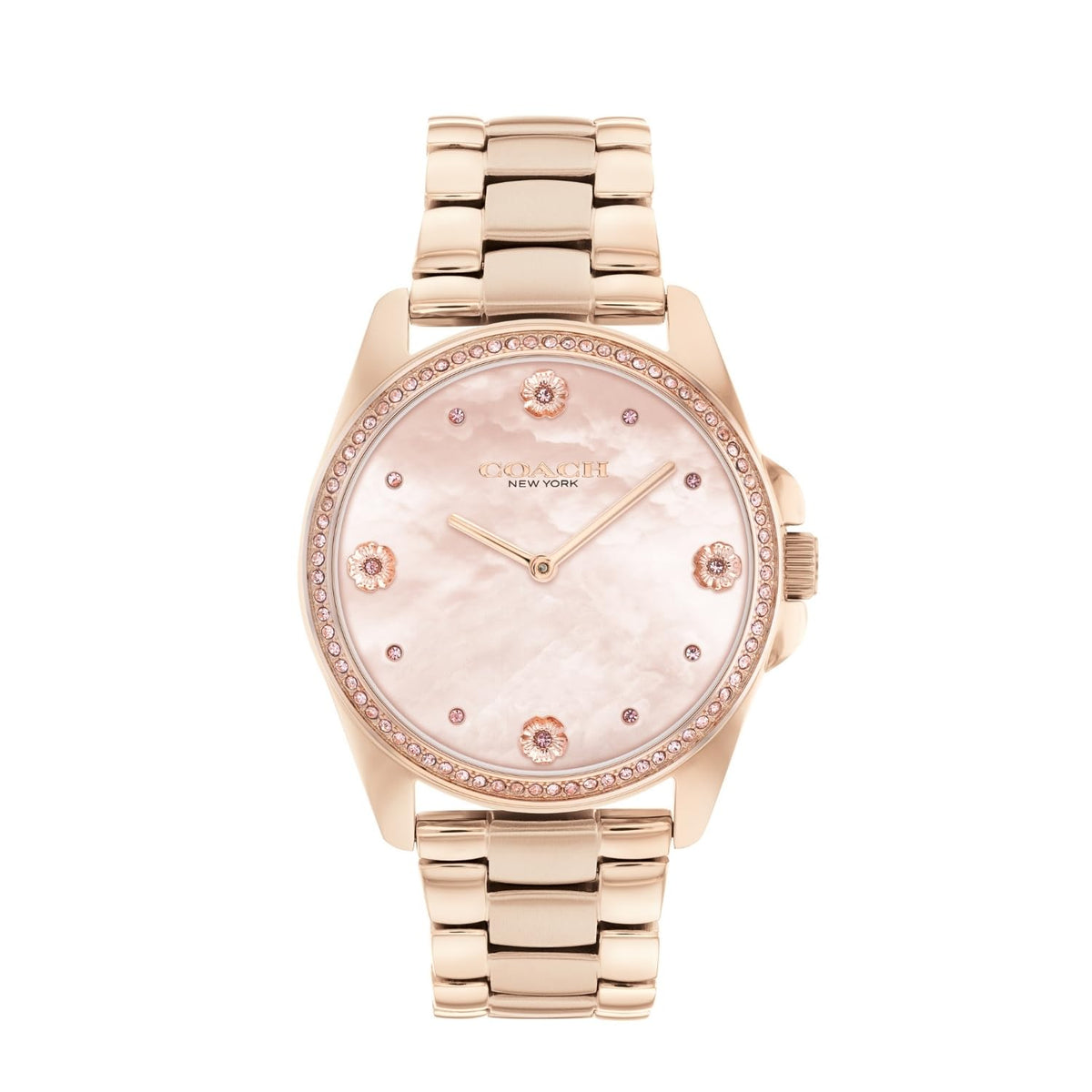 Coach GREYSON Men's Watch, Analog-Gold / Pink