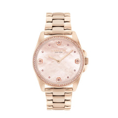 Coach GREYSON Men's Watch, Analog-Gold / Pink