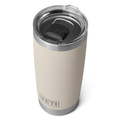 YETI Rambler 20 oz Tumbler, Stainless Steel, Vacuum Insulated with MagSlider Lid - Cape Taupe