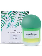 Mark Des Vince Fresh 302 Concentrated Perfume for Men Women Long Lasting Parfum Fragrance For Unisex, 15ml