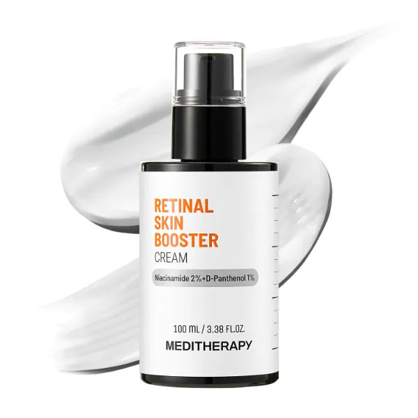 MEDITHERAPY Retinal Skin Booster Cream – Lightweight Texture Care Cream for Face & Body, Korean Skincare Moisturizing Cream - 3.38 fl. oz