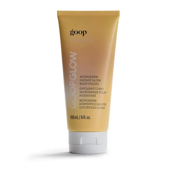 goop Beauty Microderm Body Polish Exfoliating Scrub & Foaming Cleanser for Glowing Skin Salts & Kakadu Plum Seed Oil for Hydration Inspired by Microdermabrasion 6 fl oz