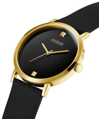 GUESS Mens Quartz Watch, Analog Display and Silicone Strap W1264G1
