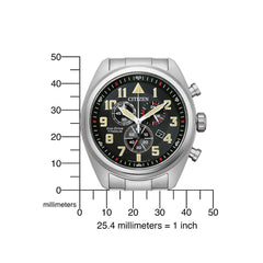 Citizen Mens Chronograph Eco-Drive Watch Titanium
