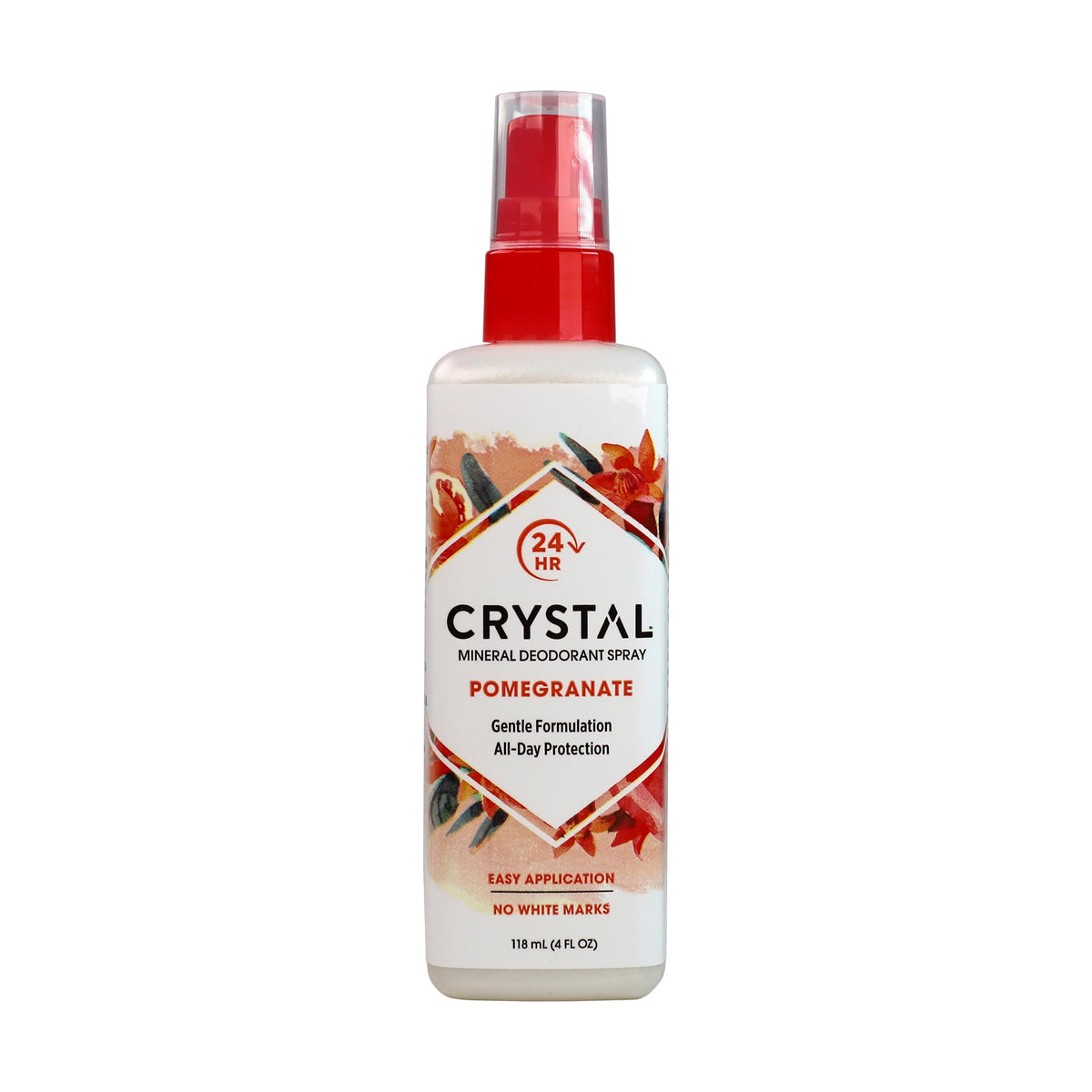 Crystal Essence Deodorant Spray, Pomegranate - 4 oz