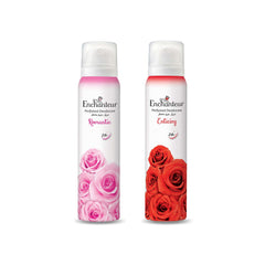 Enchanteur Perfumed Deo 2 X 150 ml, Romantic + Enticing, 150 ml X 2