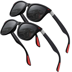 Polarized Sunglasses Mens Womens Cool Fishing Driving Hiking Ultralight Retro Wrap Around Travel sun glasses UV Protection