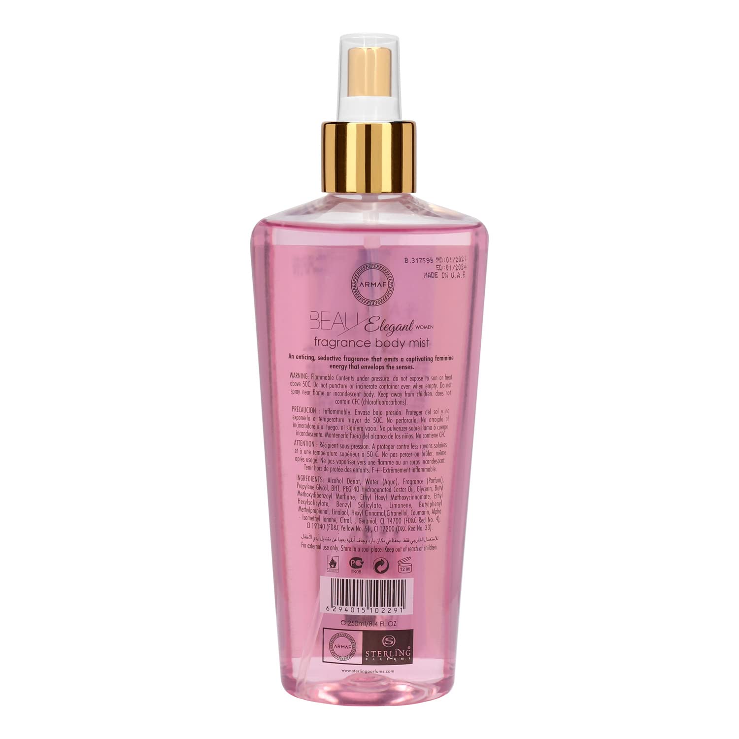 Armaf Beau Elegant For Women Body Mist 250 ml