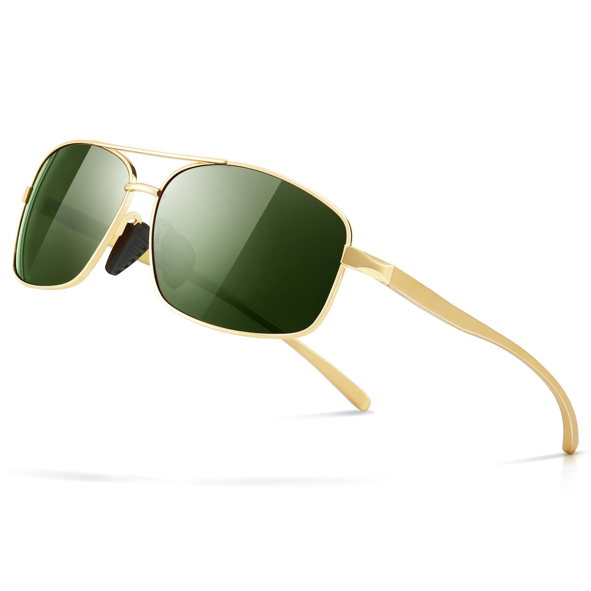 SUNGAIT Ultra Lightweight Rectangular Polarized Sunglasses UV400 Protection