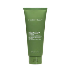 Farmacy Foaming Face Wash for Oily Skin - Whipped Greens Oil-Free Gentle Facial Cleanser & Exfoliator - Infused with Green Clay to Remove Impurities, Control Oil & Maintain Skin Hydration