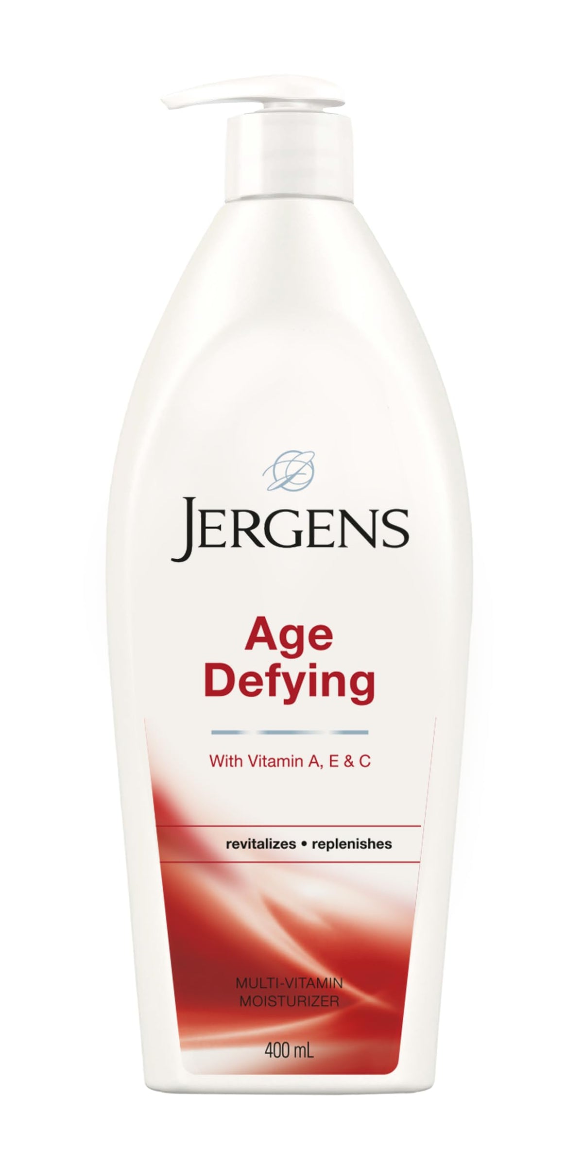 Jergens Multivitamin Body & Hand Moisturizer with Emollients, Antioxidants, and Vitamins A, C, and E for Dry Skin 400ml
