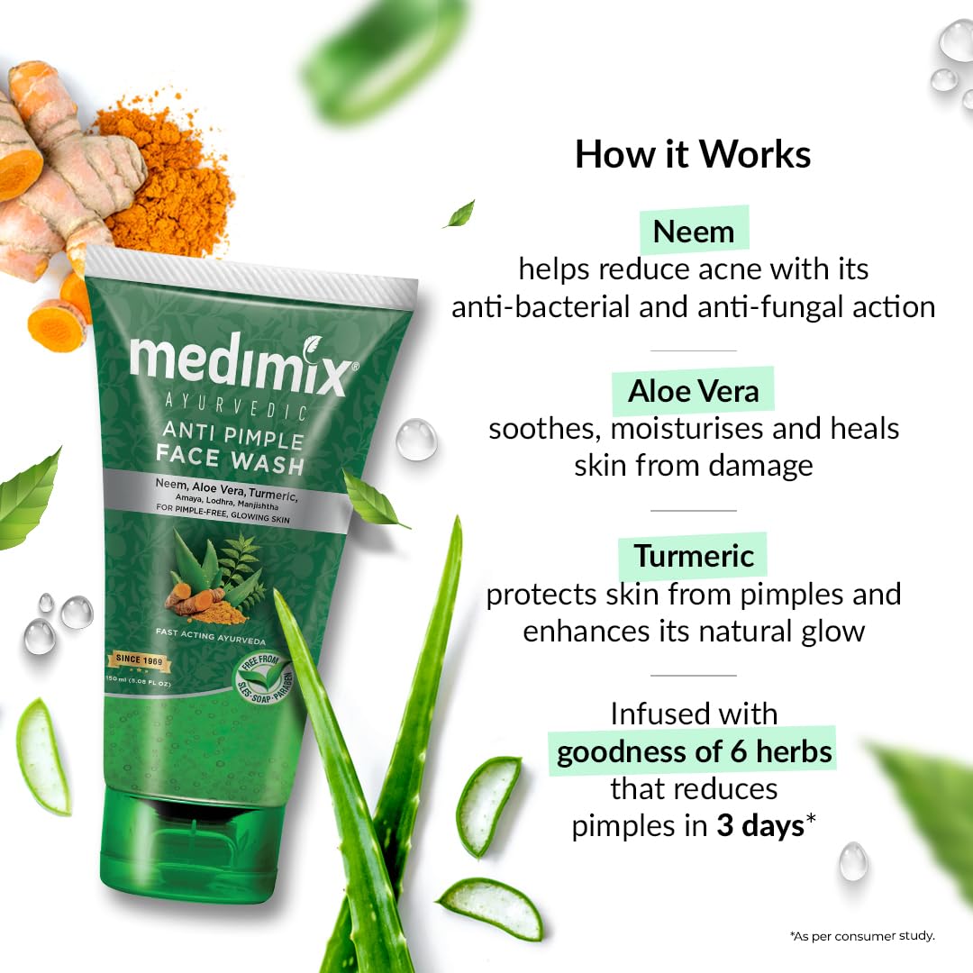 Medimix Ayurvedic Face Wash Essential Herbs 150ml