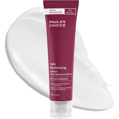 Paula's Choice SKIN RECOVERY Daily Moisturizing Lotion, Mineral Sunscreen for Face, SPF 30 Face Sunscreen with Oat & Cucumber, Dry and Sensitive Skin, UVA/UVB Protection, Fragrance-Free, 2oz