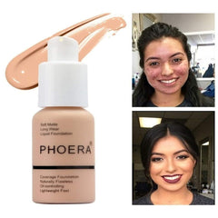 Full Coverage Foundation - Flawless, Matte, Long-Lasting, Moisturizing (30ml)