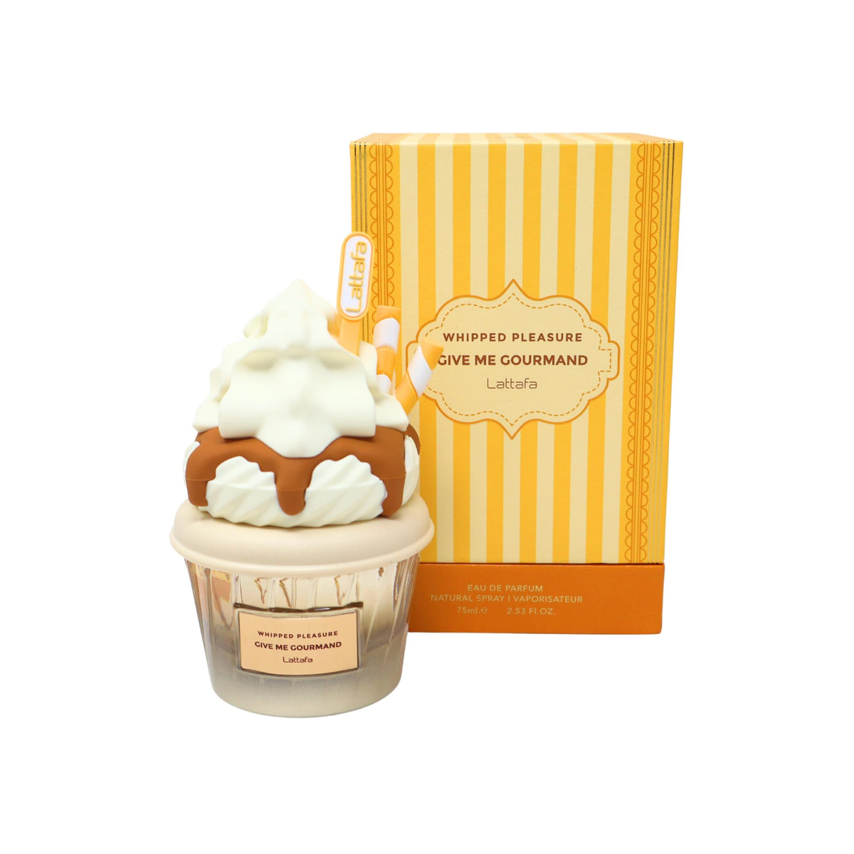 Lattafa Whipped Pleasure Eau de Parfum, Give Me Gourmand Collection, Spray Form - 75ml