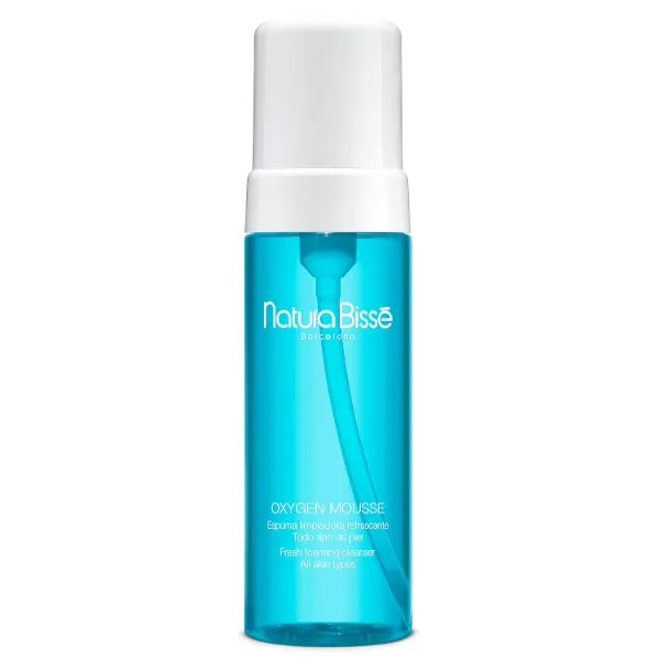 Natura Bissé Oxygen Mousse, Fresh Foaming Cleanser, Cleanses, Mattifies & Unclogs Pores, For All Skin Types, 5.3 Oz