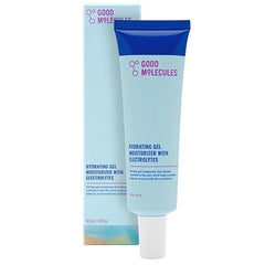 Good Molecules Hydrating Gel Moisturizer Lightweight Water-Based Gel, Fast Absorbing Oil Free Moisturizer for Oily & Combination Skin with Hydrating Electrolytes, Fragrance Free Face Care