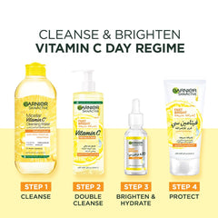 Garnier SkinActive Fast Bright 30x Vitamin C Booster Serum, Anti Dark Spot - Twin Pack, 30ml x2