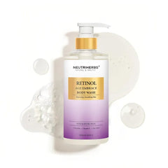 Neutriherbs Retinol Body Wash, Anti Aging/Renewing Shower Gel For Women And Men, Daily Shower Soap With Peptides, Vitamin E, Aloe Vera 16.9 Fl.Oz - Orange Blossom Scent