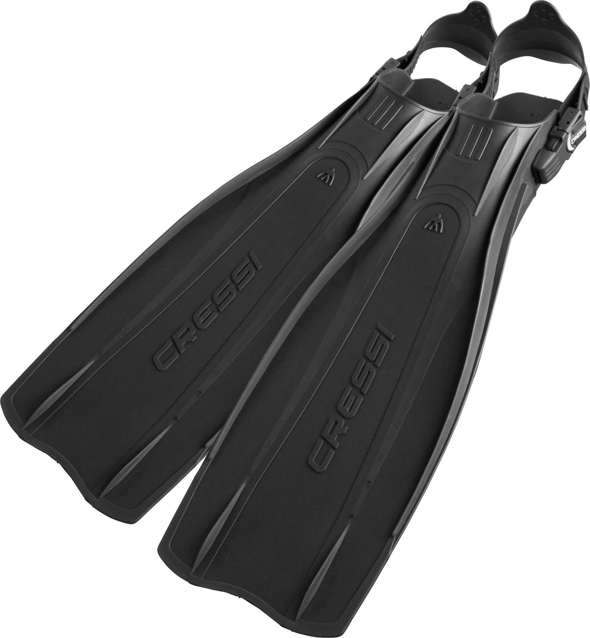 Cressi Pro Light Premium Scuba Diving Heel Fins - Black