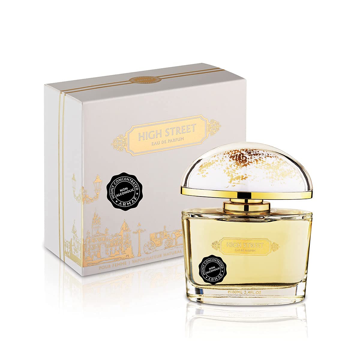 Armaf High Street Perfumes For Women New NON ALCOHOLIC Perfume Long Lasting Fragrances Eau De Parfum For Woman 100 ml Yellow, Fragrance, Perfumes, For