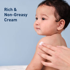 CeraVe Baby Cream | Gentle Moisturizing Cream with Ceramides | Fragrance, Paraben, Dye & Phthalates Free | Rich & Non-Greasy Feel | Gentle Baby Skin Care | 5 Ounce