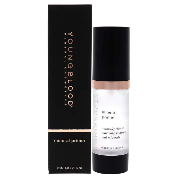 Youngblood Mineral Primer for Women, Improves makeup wear time and appearance For All Skin Types - 0.96 oz Primer