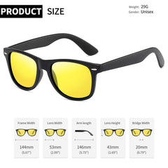 Joopin Polarized Sunglasses Men Women, Classic Square Sun Glasses 100% UV Protection Driving Fishing