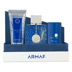 Armaf Club De Nuit Iconic Blue Perfumes for Men, Parfum A Collector Pride, 3 Pieces Gift Set, Eau De Parfum 105ml, Shower Gel 100ml, Deodorant Stick 75g