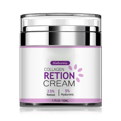 Grospe Retinol & Collagen Face Moisturizer - Anti-Wrinkle Firming cream with Hyaluronic Acid, Enriched Anti-Aging Treatment for Face and Neck, 1.75oz
