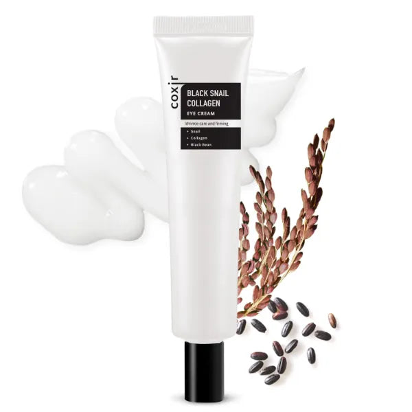 Coxir Black Snail Collagen Eye Cream, Niacinamide, 1.01 fl.oz
