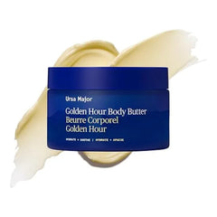 Ursa Major Golden Hour Body Butter Fast Absorbing Body Lotion Provides Deep Hydration & Supports Skin’s Barrier Rich Texture, Non Greasy Finish Non Toxic 6.7 ounce.