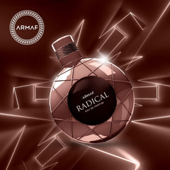 Armaf Perfumes for Men Radical Brown Eau De Parfum 100ML For Him, Amber Spicy Fragrance For Man