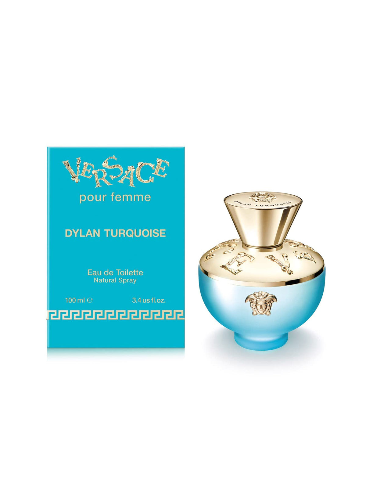 Versace Dylan Turquoise Eau De Toilette Natural Spray, 100 ml