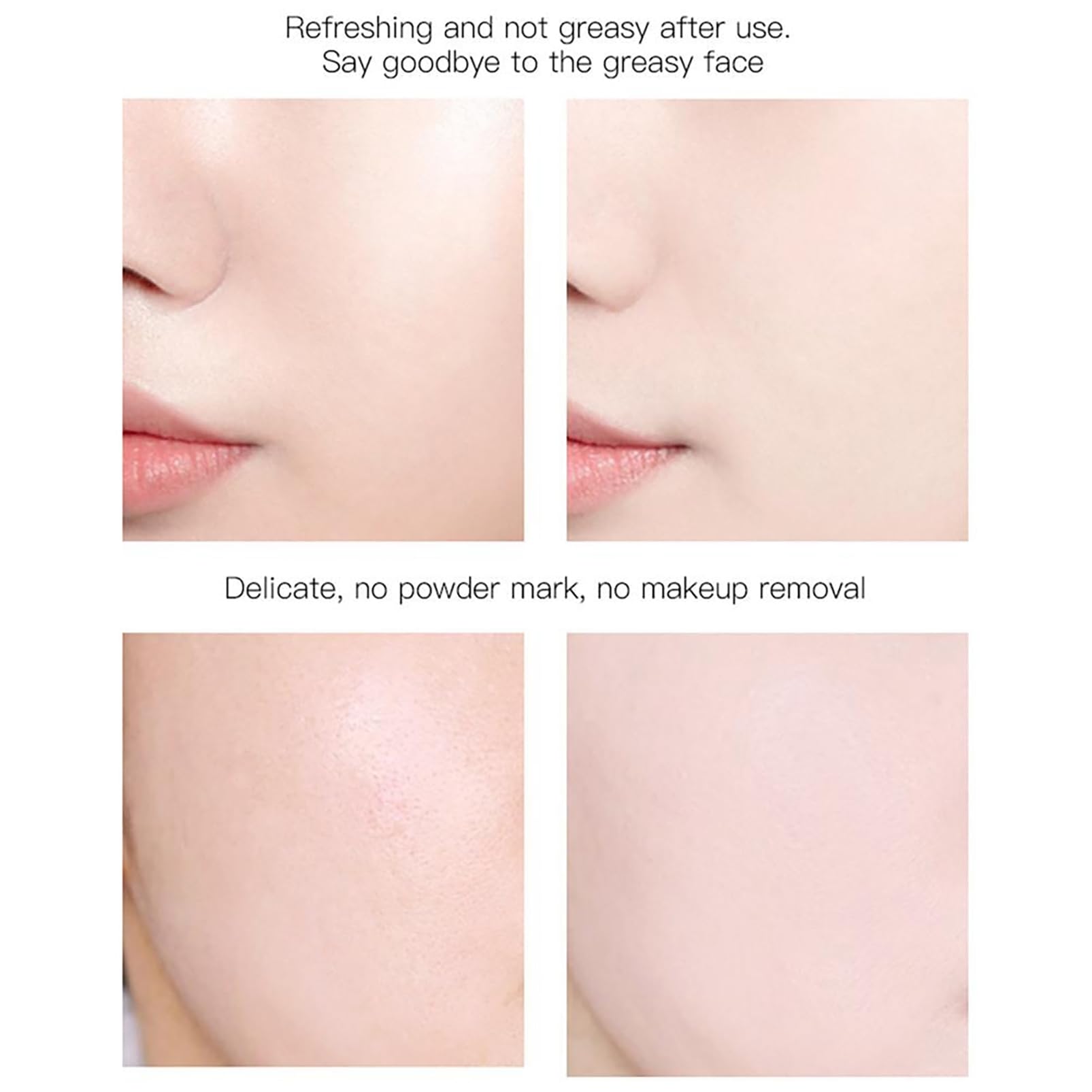 Translucent Face Powder - Loose Setting Powder - Matte Face Powder - Lightweight Long-lasting Waterproof Makeup Powder - Oil Control with Powder Puff Foundation Full Coverage Pressed Powder (01)