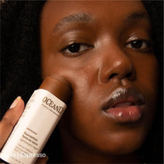 ATTITUDE Oceanly Light Coverage Foundation Stick, Titanium Dioxide-Free, EWG Verified, Plastic-Free, Vegan & Cruelty-free Makeup, Espresso, 0.42 Ounces