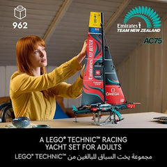 LEGO Technic Emirates Team New Zealand AC75 Yacht Building Set, Sailing Boat Model Kit for Adults to Build, Great for Home or Office Decor, Gift for Men, Women, Him or Her 42174