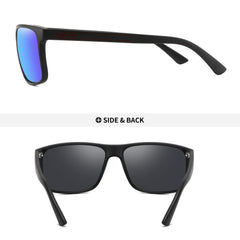 PUKCLAR Polarized Sunglasses Men Women - Rectangular Hiking Lightweight Material TR90 Frame UV400 Sports Outdoor Golf Cycling Fishing Eyewear Sunglasses