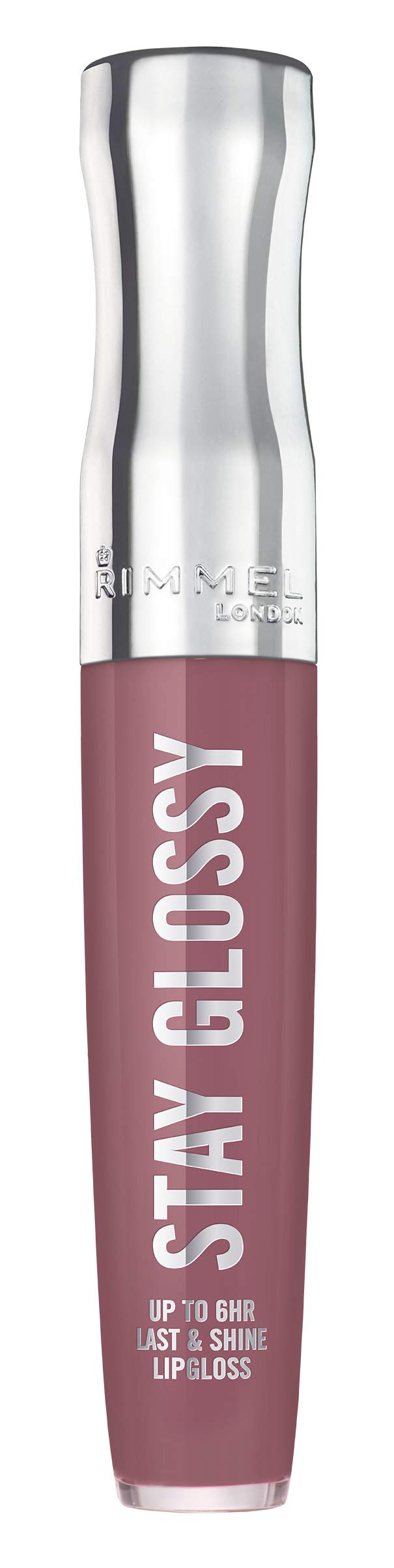 Rimmel Stay Glossy 6H Lip Gloss, Date Night, 0.18 fl oz, 1 Count, Multicolor